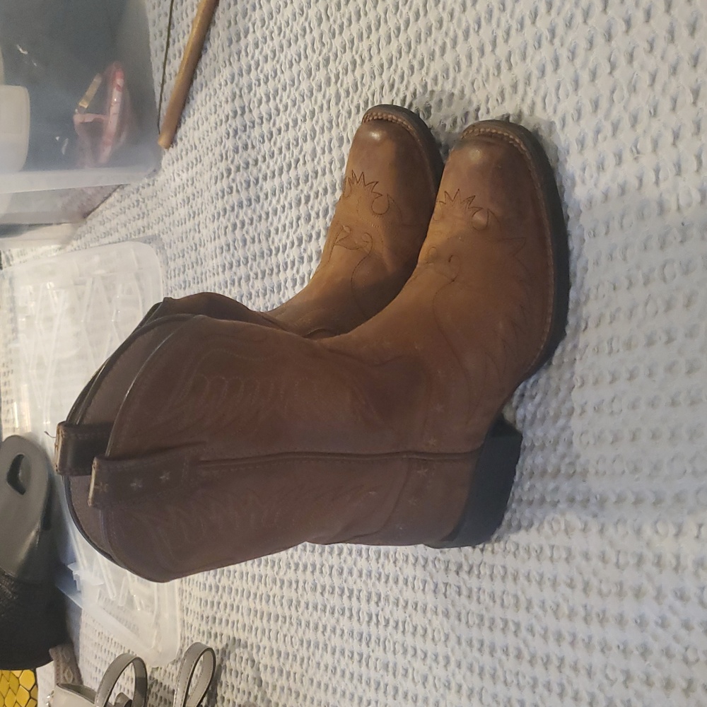 Ariat Honor Western Distressed Brown Western Boots Size 13 (1) - Picture 5 of 10